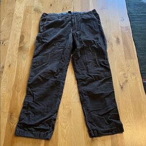 J. Crew Men's Vintage Style Brown Corduroy Pants 38 x 34